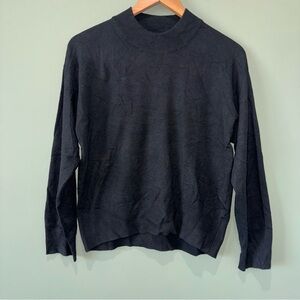 A New Day Sweater Women's XS Black Mock Neck Long Sleeve Designer Inspired Cozy